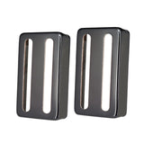 Max 2pcs Brass Humbucker Pickup Cover Two-line for Electric Guitar Parts Black