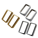 Max A Pair of Brass Humbucker Pickup Covers for Electric Guitar Parts Golden