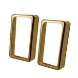 Max A Pair of Brass Humbucker Pickup Covers for Electric Guitar Parts Golden