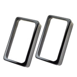 Max A Pair of Brass Humbucker Pickup Covers for Electric Guitar Parts Black