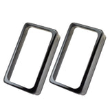 Max A Pair of Brass Humbucker Pickup Covers for Electric Guitar Parts Black