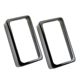 Max A Pair of Brass Humbucker Pickup Covers for Electric Guitar Parts Black