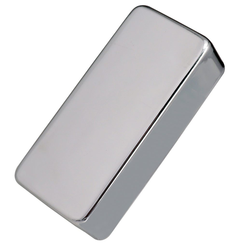 Max 2 Pieces Sealed Humbucker Pickup Covers for Electric Guitar Silver
