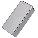 Max 2 Pieces Sealed Humbucker Pickup Covers for Electric Guitar Silver