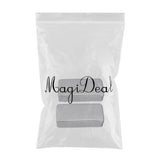 Max 2 Pieces Sealed Humbucker Pickup Covers for Electric Guitar Silver