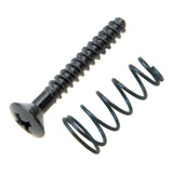 Max 6 Pieces Electric Guitar Single Coil Pickup Screws+Springs Set Black