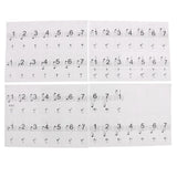 Max Maxb Piano Note Keyboard Sticker Electronic Keyboard Decal 61Key 54Key