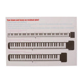 Max Maxb Piano Note Keyboard Sticker Electronic Keyboard Decal 61Key 54Key