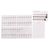 Max Maxb Piano Note Keyboard Sticker Electronic Keyboard Decal 61Key 54Key
