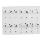 Max Maxb Piano Note Keyboard Sticker Electronic Keyboard Decal 61Key 54Key