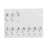 Max Maxb Piano Note Keyboard Sticker Electronic Keyboard Decal 61Key 54Key