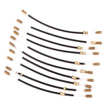 Maxbell 10 Pieces Nylon Violin End Rope Tailpiece Tail Guts for 4/4 3/4 Violin