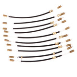 Maxbell 10 Pieces Nylon Violin End Rope Tailpiece Tail Guts for 4/4 3/4 Violin