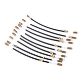 Maxbell 10 Pieces Nylon Violin End Rope Tailpiece Tail Guts for 4/4 3/4 Violin