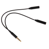 Max Maxb 3.5mm Male to 2 Female Audio Adapter Cable for Guitar Amplifier