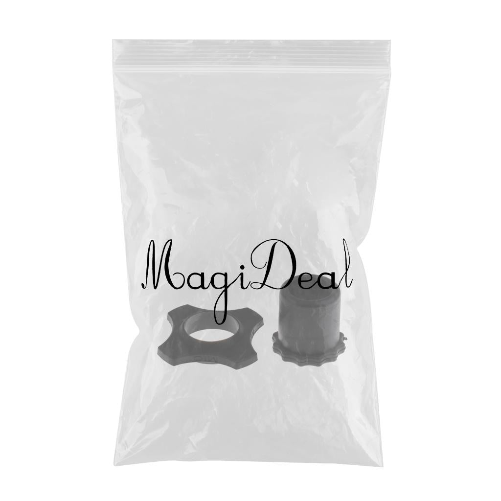 Max Maxb Wireless Microphone Mic Holder Anti-rolling Protection Rings + Bottom Black