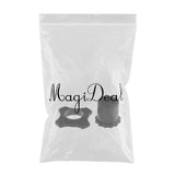 Max Maxb Wireless Microphone Mic Holder Anti-rolling Protection Rings + Bottom Black