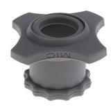 Max Maxb Wireless Microphone Mic Holder Anti-rolling Protection Rings + Bottom Gray