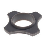 Max Maxb Wireless Microphone Mic Holder Anti-rolling Protection Rings + Bottom Gray