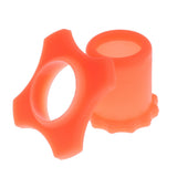 Max Maxb Wireless Microphone Mic Holder Anti-rolling Protection Rings + Bottom Red