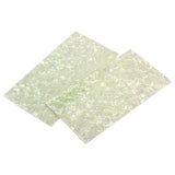 Maxbell 2 Pieces DIY White Pearl Guitar Material Purfling Sheet Head Veneer Shell