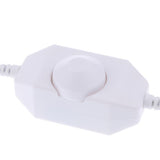Maxbell Mini 5-24V 6A LED Dimmer Controller for Single Color LED Strip Light White