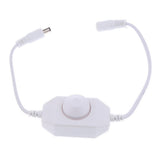 Maxbell Mini 5-24V 6A LED Dimmer Controller for Single Color LED Strip Light White