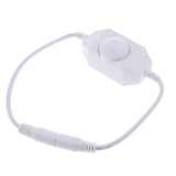 Maxbell Mini 5-24V 6A LED Dimmer Controller for Single Color LED Strip Light White
