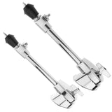 Maxbell 2Pieces Durable Metal Chrome Drum Holder for Musical Instrument Parts