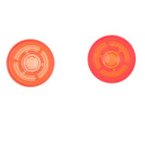 Maxbell 2 Pieces Guitar Effect Foot Nail Cap Protection Cap for Effects Pedal Red