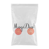 Maxbell 2 Pieces Guitar Effect Foot Nail Cap Protection Cap for Effects Pedal Red