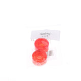 Maxbell 2 Pieces Guitar Effect Foot Nail Cap Protection Cap for Effects Pedal Red