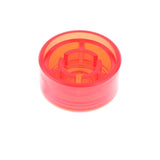 Maxbell 2 Pieces Guitar Effect Foot Nail Cap Protection Cap for Effects Pedal Red