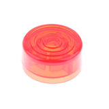 Maxbell 2 Pieces Guitar Effect Foot Nail Cap Protection Cap for Effects Pedal Red