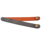 Maxbell 2 Pieces PU Leather Strap Hook Button for Acoustic Folk Classical Guitar