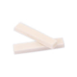 Maxbell 5 Pieces Beige Unslotted Nut Materials for Bass/Guitar Accessory