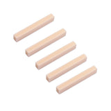 Maxbell 5 Pieces Beige Unslotted Nut Materials for Bass/Guitar Accessory
