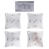Max Steel Fingerbaord Radius Gauge with String Action Ruler Guitar Set Up Tool