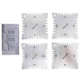 Max Steel Fingerbaord Radius Gauge with String Action Ruler Guitar Set Up Tool