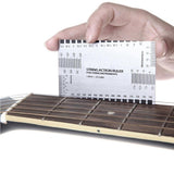 Max Steel Fingerbaord Radius Gauge with String Action Ruler Guitar Set Up Tool