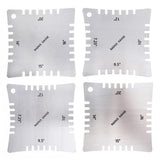 Max Steel Fingerbaord Radius Gauge with String Action Ruler Guitar Set Up Tool
