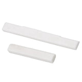 Maxbell 4 String Ukulele Guitar Bone Bridge Saddle Nut Set Slotted