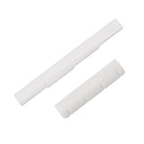 Maxbell 4 String Ukulele Guitar Bone Bridge Saddle Nut Set Slotted