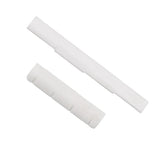 Maxbell 4 String Ukulele Guitar Bone Bridge Saddle Nut Set Slotted