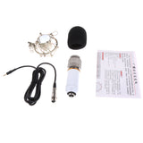 Maxbell Professional Condenser Microphone+Shock Mount+Foam Cap+Power Cable White