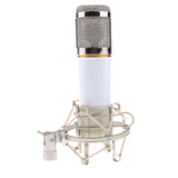 Maxbell Professional Condenser Microphone+Shock Mount+Foam Cap+Power Cable White