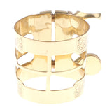 Max Alto Sax Metal Mouthpiece Pipe Clip Woodwind Part for Alto Saxophone Gold