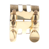 Max Alto Sax Metal Mouthpiece Pipe Clip Woodwind Part for Alto Saxophone Gold