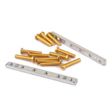 Maxbell 2 Pieces 50mm Humbucker Guitar Pickup Spacer with Screws for Electric Guitar