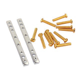 Maxbell 2 Pieces 50mm Humbucker Guitar Pickup Spacer with Screws for Electric Guitar